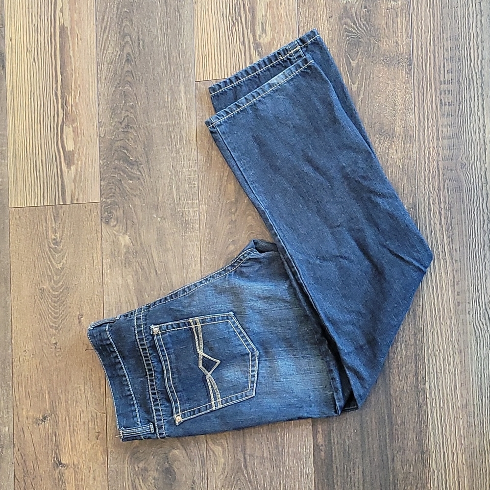 Request Jeans Dark Wash Straight Leg Jeans